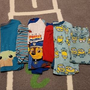 (3) Character Pajama Sets